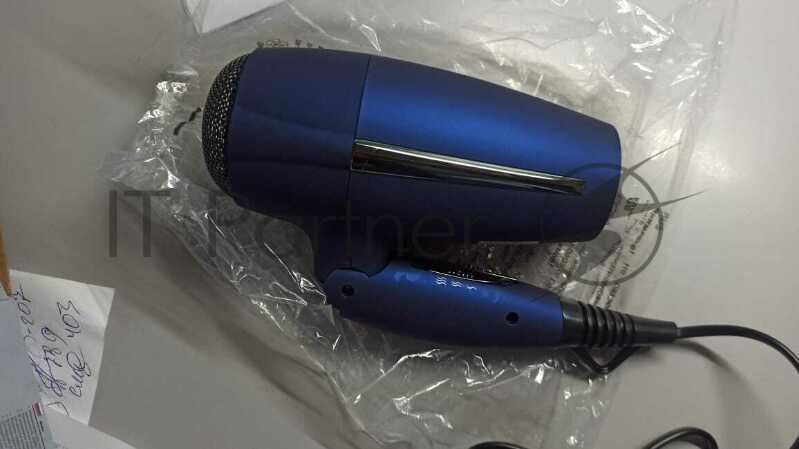 Фен Фен VITEK VT-1309(B) (Фен со складной ручкой: мощность 2000 Вт., 2-поз. переключатель нагрева/скорости)