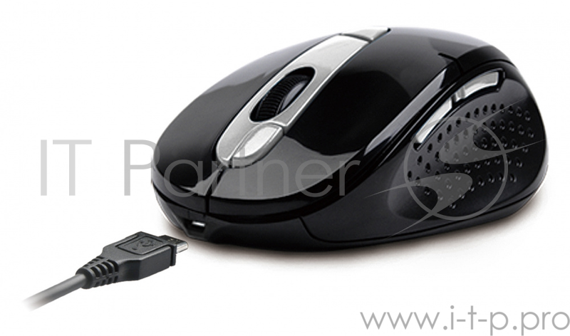 Мышь A4 V-Track G11-570FX-1 черный/серебристый оптическая (2000dpi) USB (6but)