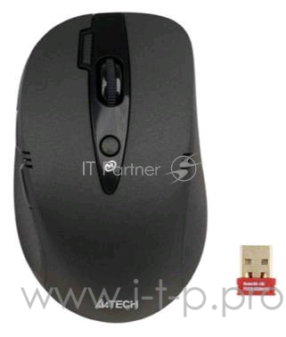 Мышь A4 V-Track G11-570FX-1 черный/серебристый оптическая (2000dpi) USB (6but)