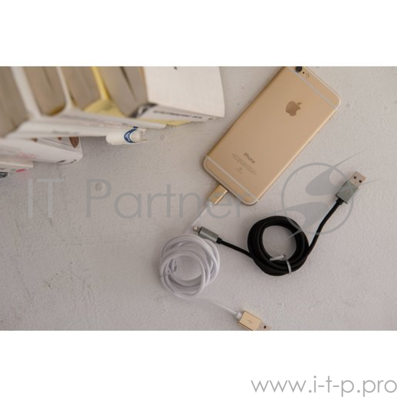 Кабель ТМ LAB.C. USB на Lightning. Длина 1,2 м., Цвет: золотой.