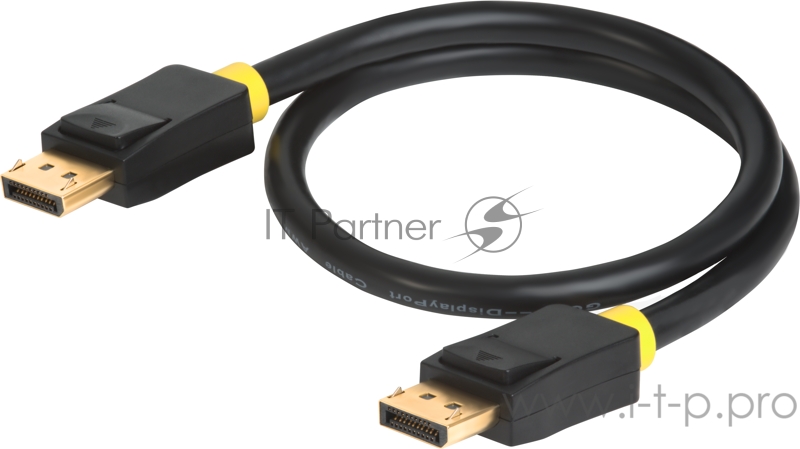 Кабель Greenconnect 12.0m DisplayPort v1.2, 20M/20M, черный, 28/28 AWG