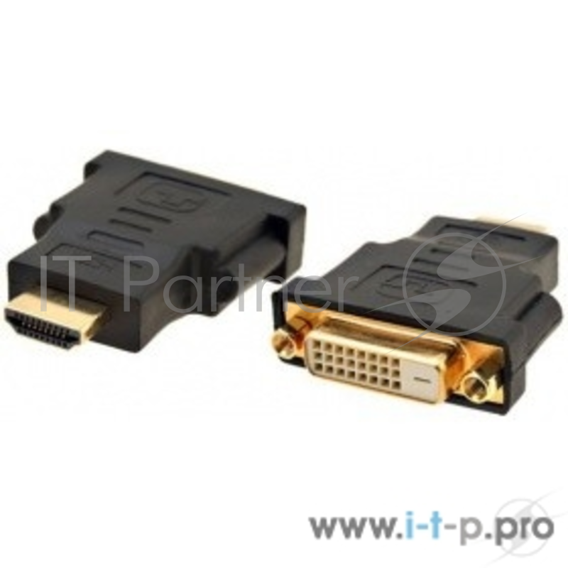 Переходник ORIENT Переходник C484, HDMI M - DVI F (24+1), позолоч.разъемы (27484)