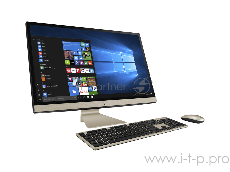 Моноблок ASUS V272UNT-BA022T Intel i5-8250U/8Gb/1Tb HDD+128Gb SSD/27 FHD 1920 X 1080 Glare Touch/NV GF150MX 2GB/non DVDRW/WL KB mouse/Win 10/Black