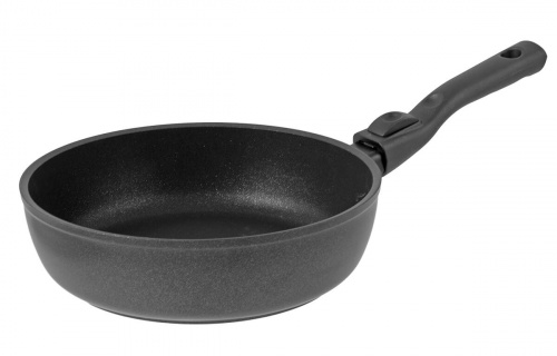 Сотейник TVS TITAN DIAMOND 24см, сьемная ручка TD-2024