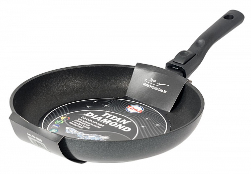 Сковорода TVS TITAN DIAMOND 28см, сьемная ручка TD-1028