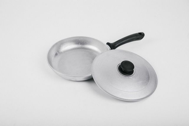 Сковорода Гардарика алюминевая Д240 с крышкой