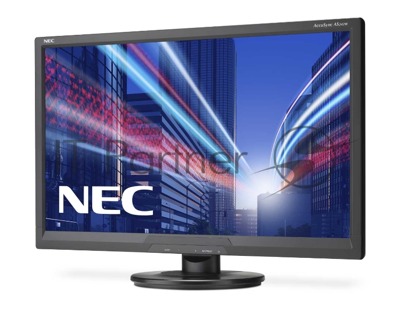 Монитор NEC AS242W-BK 24 | 1920x1080 (LED) | 5ms | D-SUB + DVI-D | Black
