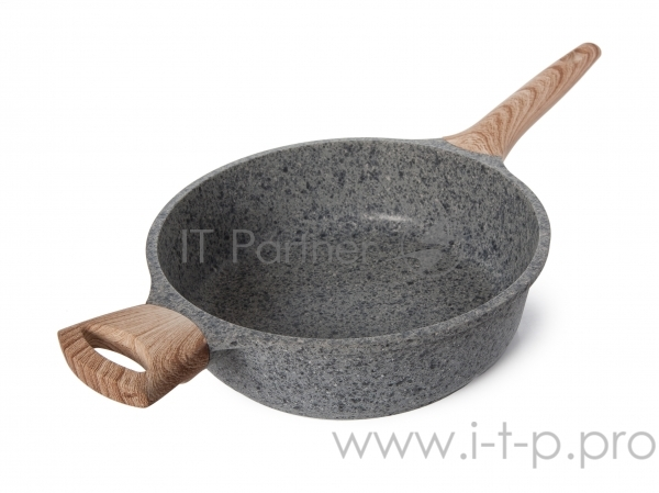 Сковорода с антипригарным покрытием, 24 см, NADOBA, серия MARMIA