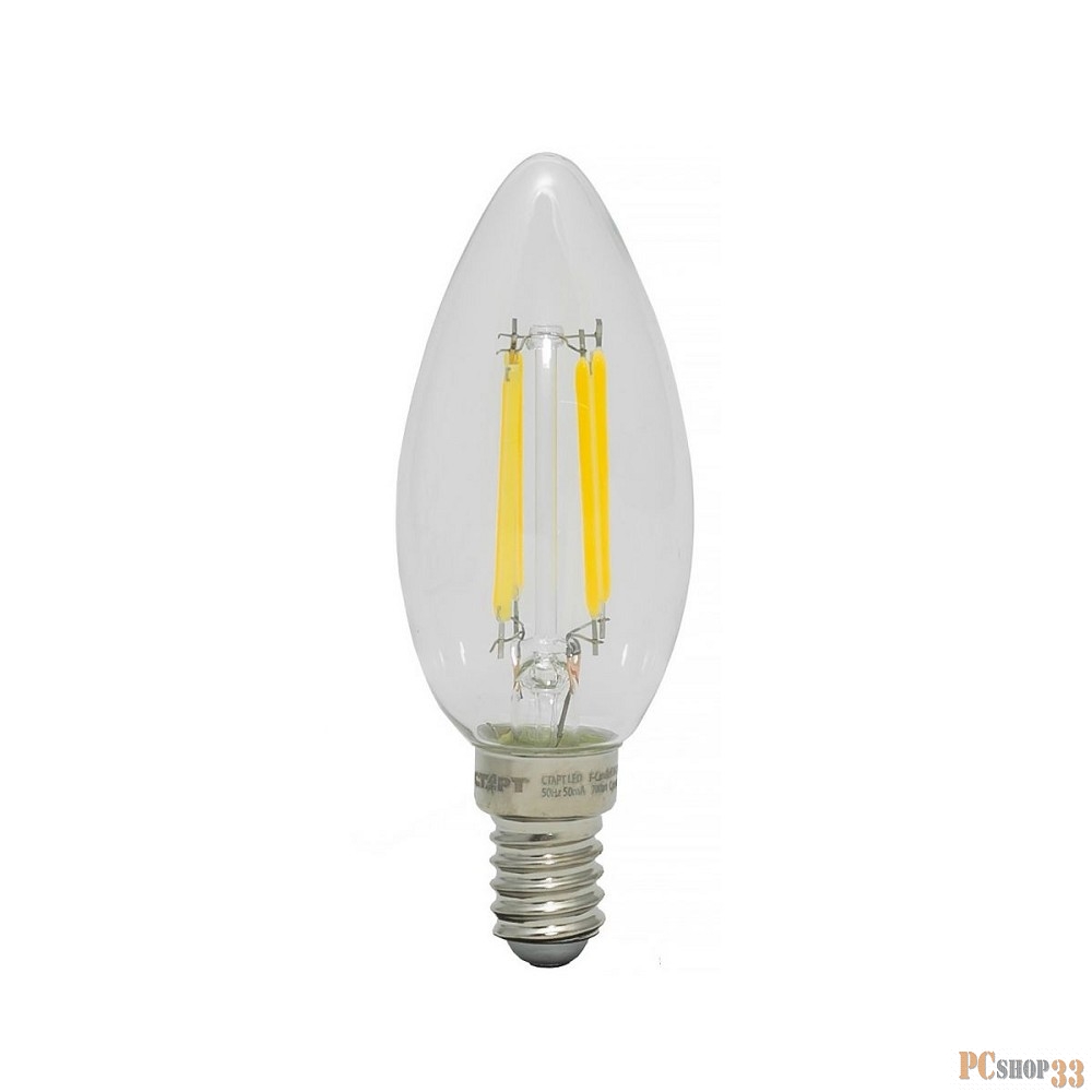 Филаментная лампа СТАРТ (4640033428875) LED F-CandleE14 9W40