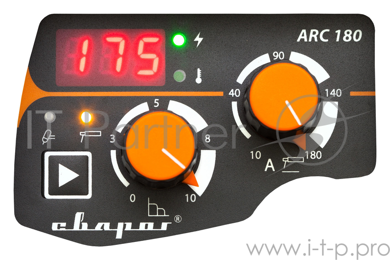 Инвертор сварочный СВАРОГ PRO ARC 180 (Z208S) MMA/TIG 220В 20-180/20-180A 1.5-4.0мм 4.7кг