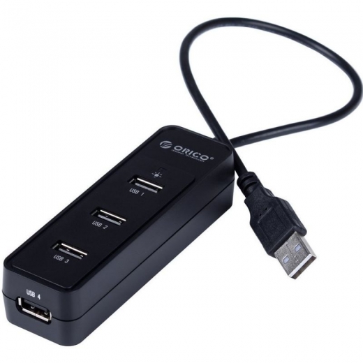 USB-концентраторы ORICO W5PH4-U2-BK USB-концентратор ORICO W5PH4-U2 (черный)