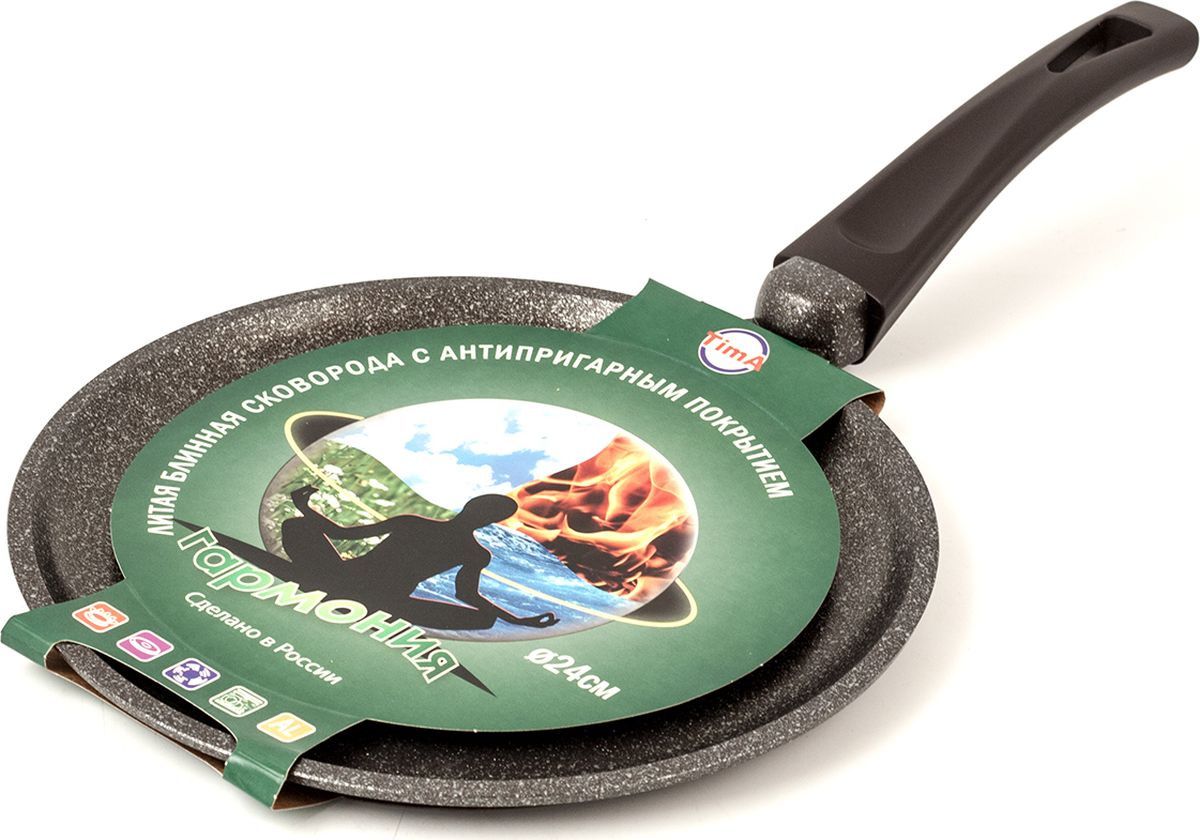 Сковорода блинная ГАРМОНИЯ Д240 Tima ГРБ-124