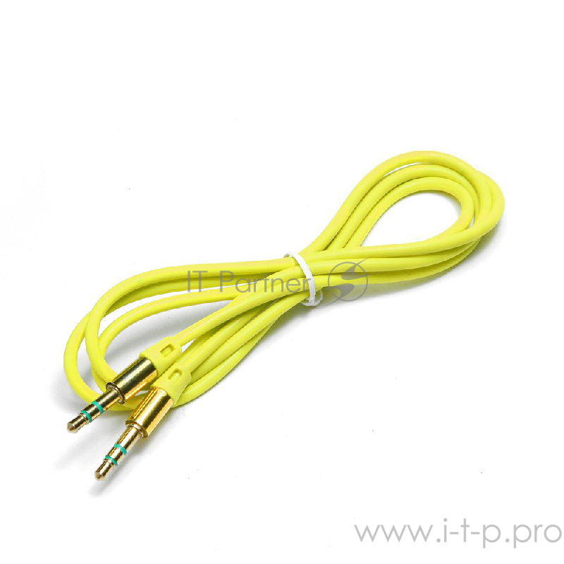 Кабель Кабель аудио сигнала Gembird, джек3.5 желтый 1м (CCA-3.5MM-1Y)