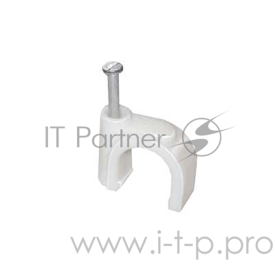 Iek USK11-05-100 Скоба 5мм круглая пластиковая (100шт)