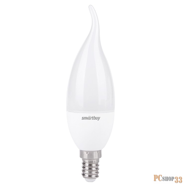 Smartbuy SBL-C37Can-8_5-30K-E14 Светодиодная (LED) Свеча на ветру матовая Лампа Smartbuy-C37-8,5W/3000/E14