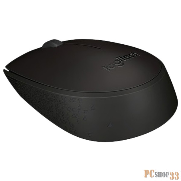 Оптическая мышь Logitech B170 910-004798, беспров., 2кн.+скр., черный (USB)