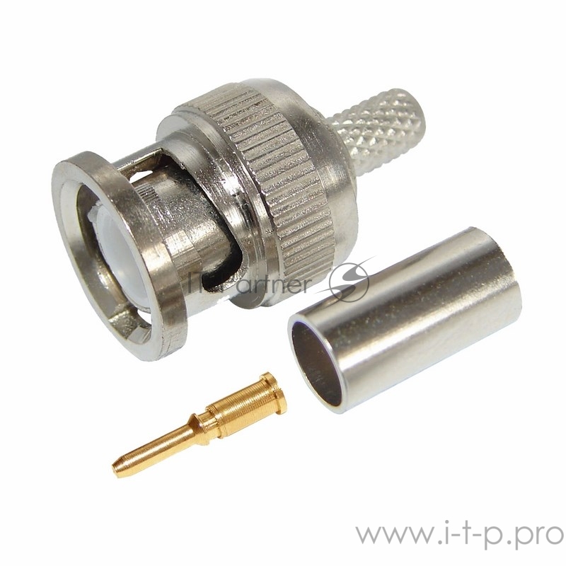 Коннектор Rexant (05-3002) РАЗЪЁМ штекер BNC RG-59 обжим (01-001B)