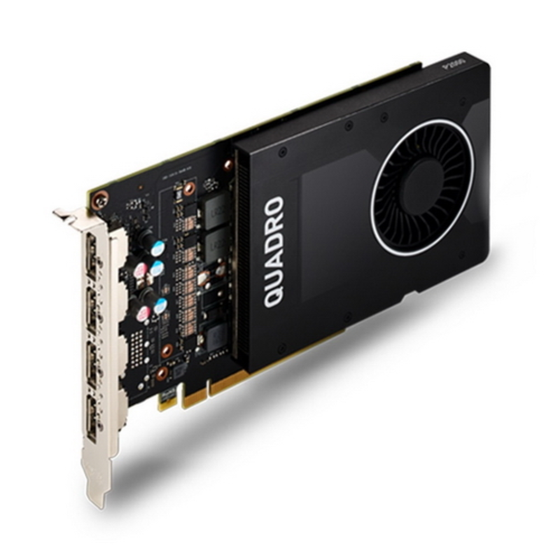 Видеокарта VGA PNY NVIDIA Quadro P2000, 5 GB GDDR5/160-bit, PCI Express 3.0 x16, 75 W, 1-slot cooler, blk