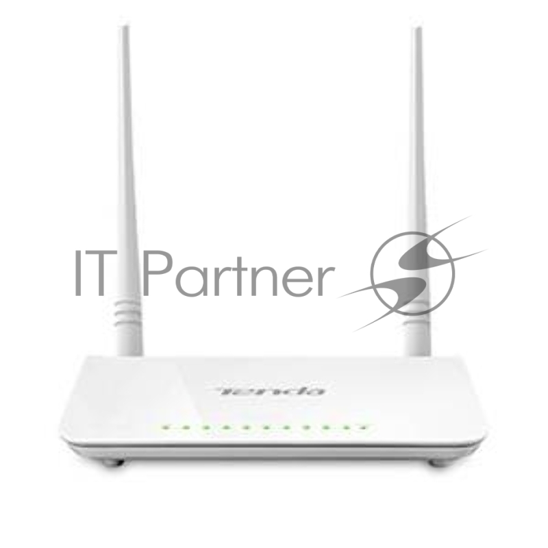 Сетевое оборудование TENDA D301 (v2.0) xDSL маршрутизатор ADSL2+ 802.11n, до300Мбит/с, 2TX2R, 4х100Мбит/с, USB порт с функцией принтсервера, несъемные антенны