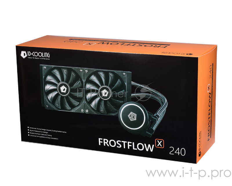Система водяного охлаждения ID-Cooling FROSTFLOW X 240 (Black) 250W all Intel/AMD