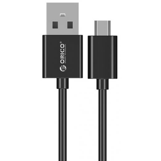 ORICO ADC-05-V2-BK Кабель Orico ADC-05 (черный) USB тип А/micro В, 0.5м, круглый