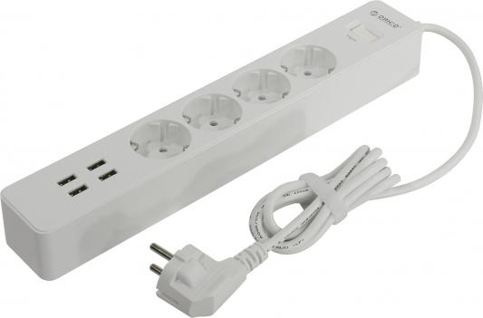Сетевой фильтр ORICO OSC-4A4U-EU-WH белый