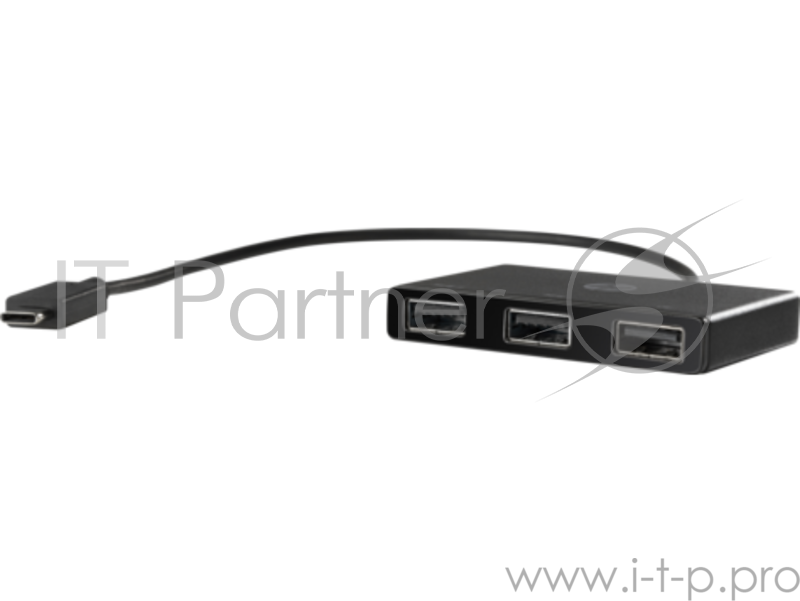 HP USB-C to 3 USB-A Hub (Elite x2 1012 G2/Pro x2 612 G2/Probook x360 G1/Elitebook x360/820G4/840G4/8