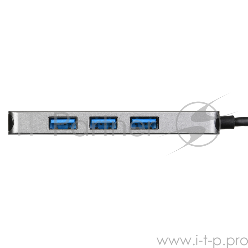 Fusion C104 Адаптер 4-в-1 USB-C в 3xUSB3.0/HDMI (ACD-C104-UAL) RTL {50}
