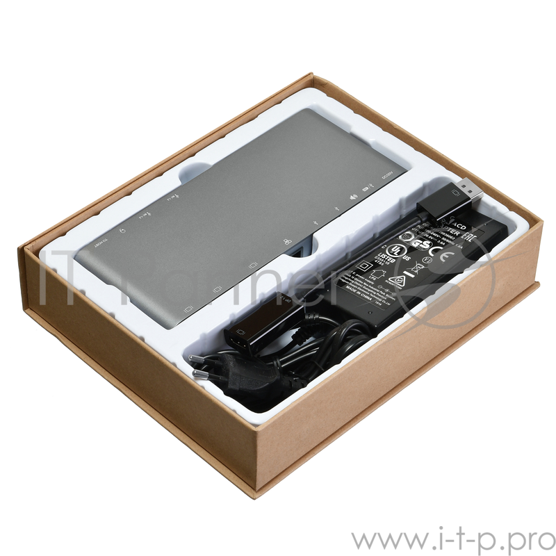 Lime D12 Адаптер 12-в-1 UCB-C в 4xUSB3.0/DP/HDMI/VGA/LAN/2xAud {20}