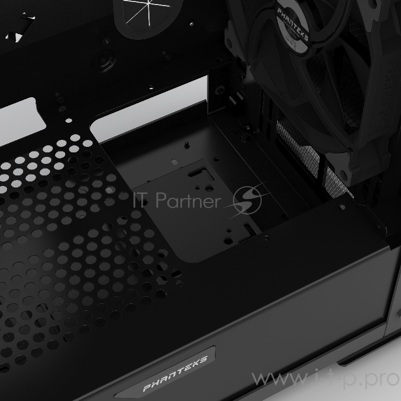 Корпус PHANTEKS Enthoo Evolv Aluminum, Satin Black Edition, RGB LED иллюминация, боковые панели Tempered Glass, Micro ATX