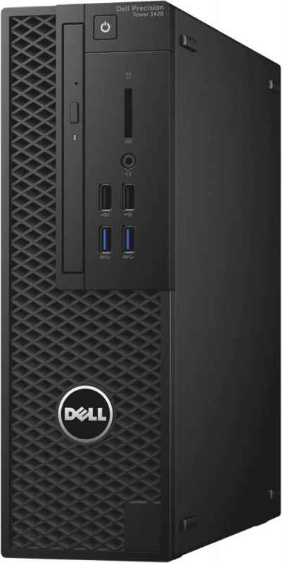 ПК Dell Precision 3420 SFF Xeon E3-1220v5 (3)/8Gb/1Tb 7.2k/P1000 4Gb/DVDRW/Windows 10 Professional 64/GbitEth/240W/черный