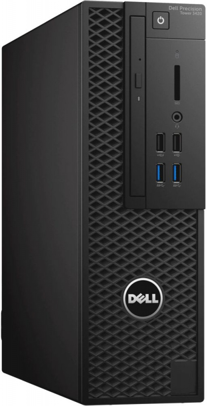 ПК Dell Precision 3420 SFF Xeon E3-1220v5 (3)/8Gb/1Tb 7.2k/P1000 4Gb/DVDRW/Windows 10 Professional 64/GbitEth/240W/черный