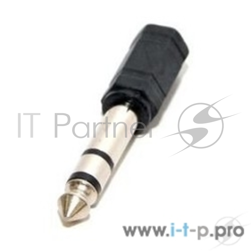 Переходник Telecom (TA1950) Переходник аудио 6.35мм M (штекер) -- 3.5мм F (гнездо)