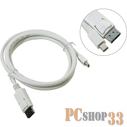 Переходник Telecom Кабель-переходник TA681 Mini DisplayPort M- Display Port M 1,8м 6926123463130