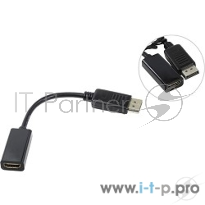 Переходник Telecom Кабель-переходник (TA553) DP -- HDMI-F 0.2m 6926123462126