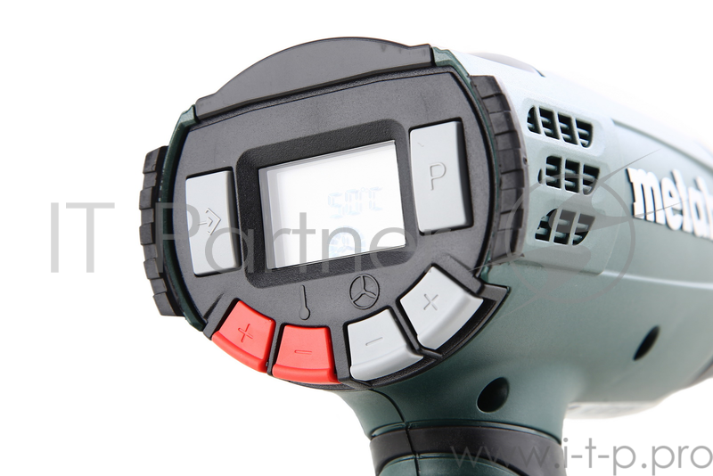 Фены Metabo HE 23-650 Фен строительный 602365500 { 2300 вт,дисплей,кейс,2 насадки, вес 2.2 кг }