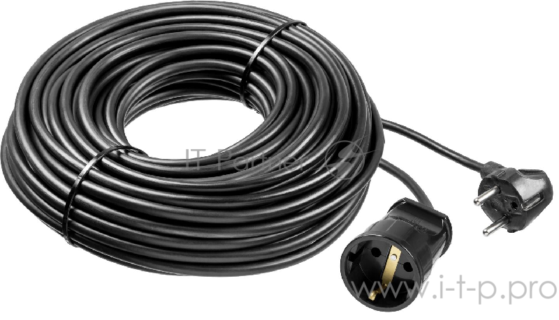 Удлинитель-шнур ЗУБР ПВС 307-Ш 55022-30 30м 2500Вт 1гнездо ПВС 3х0,75мм2