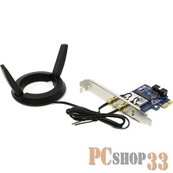 Сетевое оборудование ASUS PCE-AC55BT(B1) Адаптер Wi-Fi Bluetooth 4.0, 2x ext Antenna