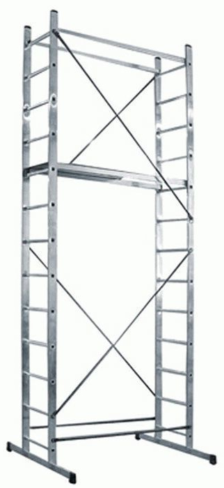 Лестницы, стремянки Вышка-тура СИБИН алюминиевая, 5 метров 38840-5
