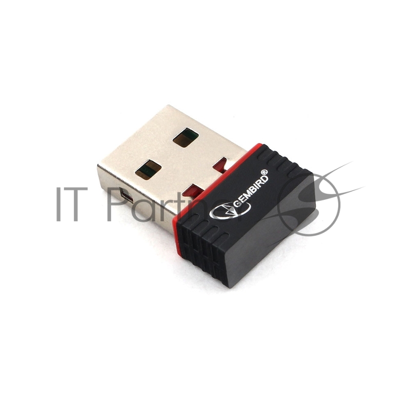 Сетевой микро адаптер WiFi Gembird 150 Мбит, USB, 802.11b/g/n (WNP-UA-007)