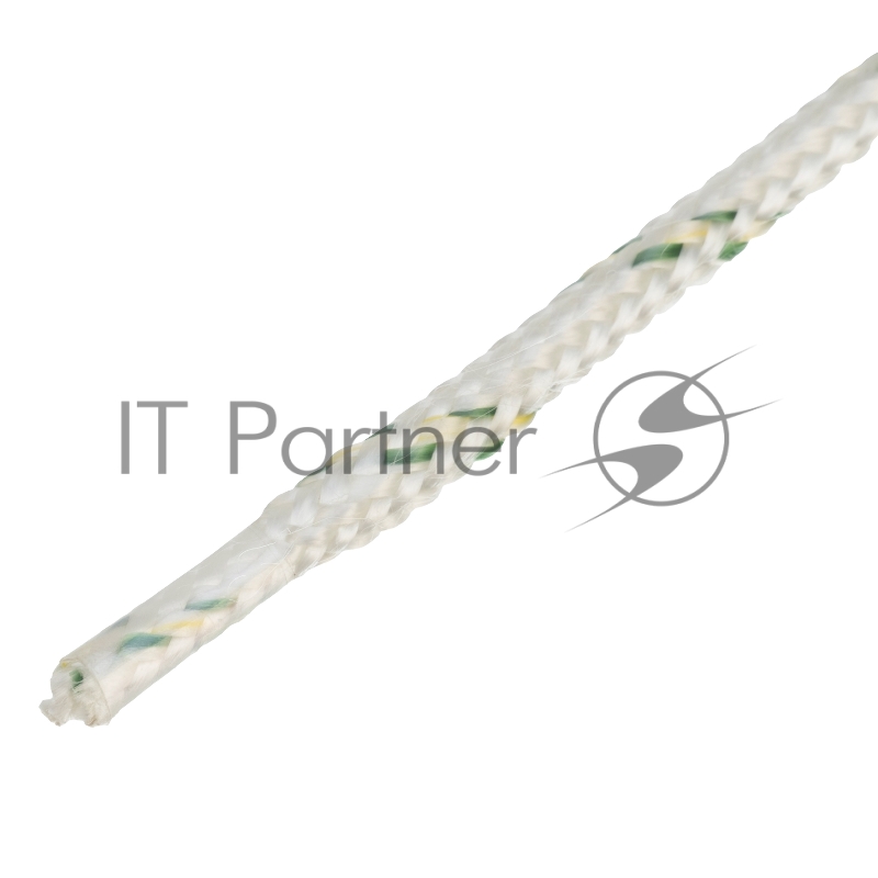 СИБРТЕХ Фал плетёный капрон 16-прядный с капрон. серд. 6 мм, бухта 100 м, 650 кгс// СИБРТЕХ//Россия 93969