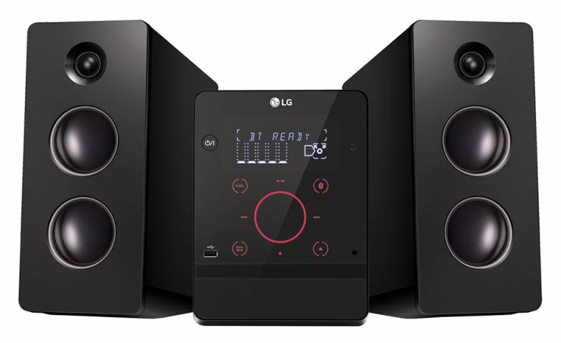 Музыкальный центр LG CM2760 черный {160Вт/CD/CDRW/FM/USB/BT}