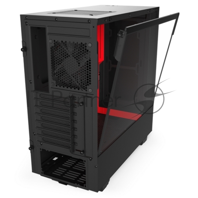 Корпус NZXT CA-H510B-BR H510 Compact Mid Tower Black/Red Chassis with 2x120mm Aer F Case Fans