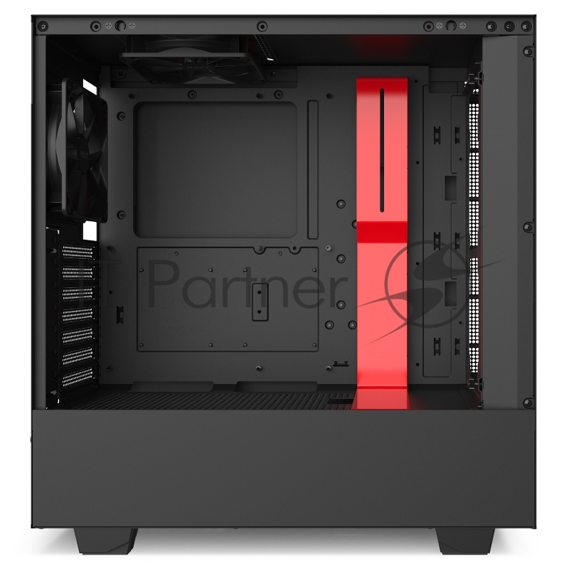 Корпус NZXT CA-H510B-BR H510 Compact Mid Tower Black/Red Chassis with 2x120mm Aer F Case Fans