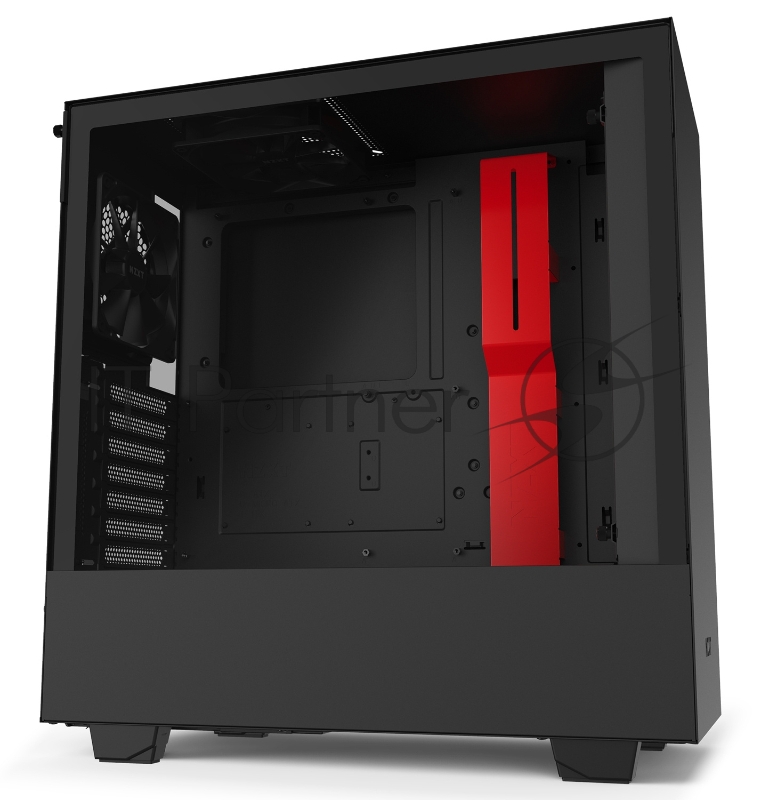 Корпус NZXT CA-H510B-BR H510 Compact Mid Tower Black/Red Chassis with 2x120mm Aer F Case Fans