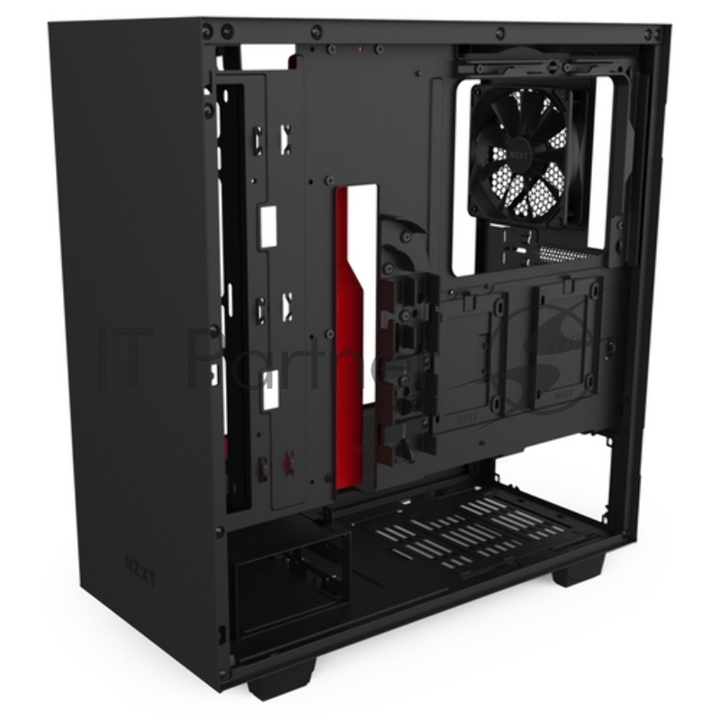 Корпус NZXT CA-H510B-BR H510 Compact Mid Tower Black/Red Chassis with 2x120mm Aer F Case Fans
