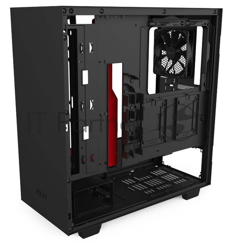 Корпус NZXT CA-H510B-BR H510 Compact Mid Tower Black/Red Chassis with 2x120mm Aer F Case Fans
