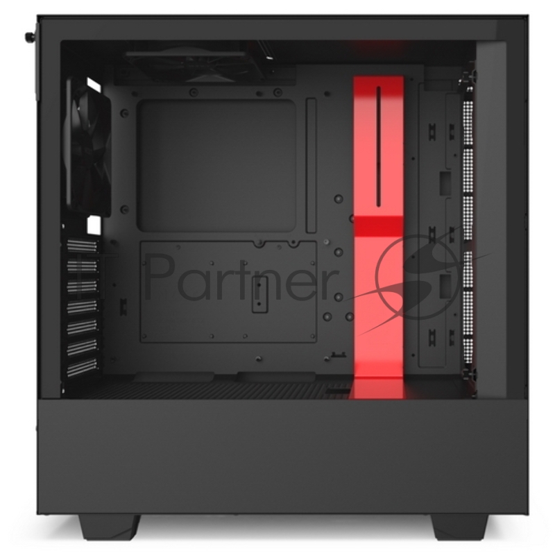 Корпус NZXT CA-H510B-BR H510 Compact Mid Tower Black/Red Chassis with 2x120mm Aer F Case Fans