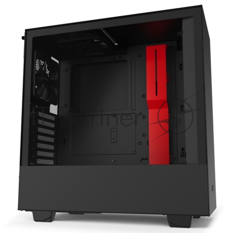 Корпус NZXT CA-H510B-BR H510 Compact Mid Tower Black/Red Chassis with 2x120mm Aer F Case Fans