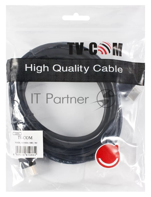 Кабель TV-COM Кабель цифровой (CG150S-3M/CG501N-3M) HDMI19M to HDMI19M, V1.4+3D, 3m 6939510810905 /6937510817832/6937510810864